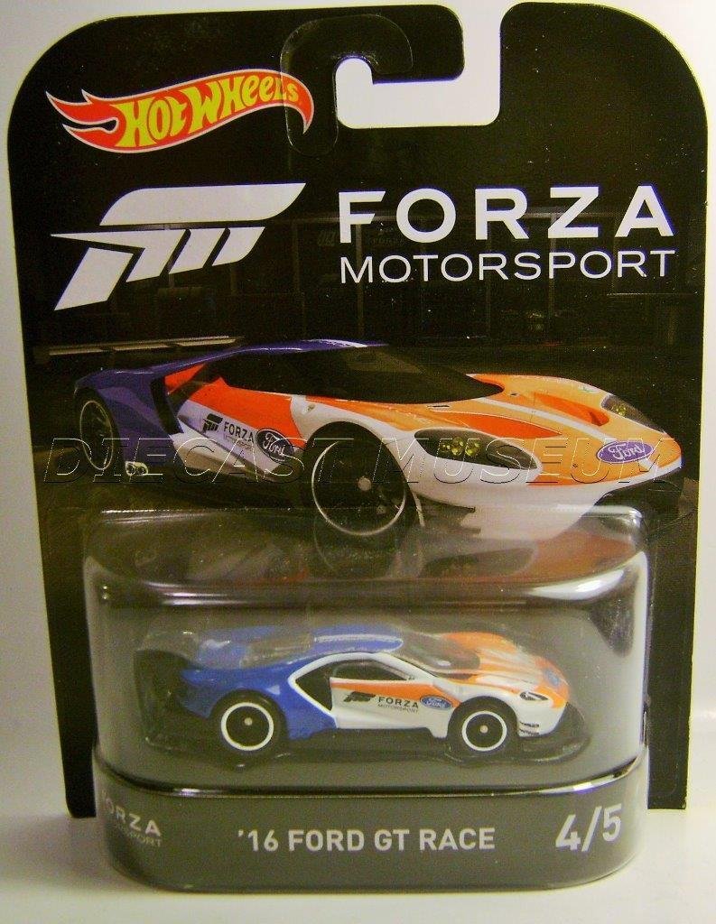 Hot Wheels Forza Motorsport ミニカーセット Amazon.com: 2016 '16 FORD GT RACE CAR RR 4/5 FORZA